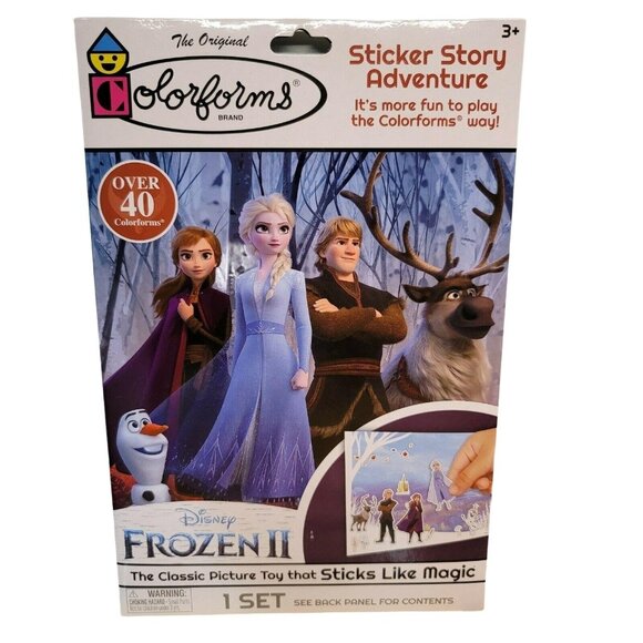 Disney Other - Colorforms Disney Frozen II Sticker Story Adventure Anna Elsa Sven Olaf Horse